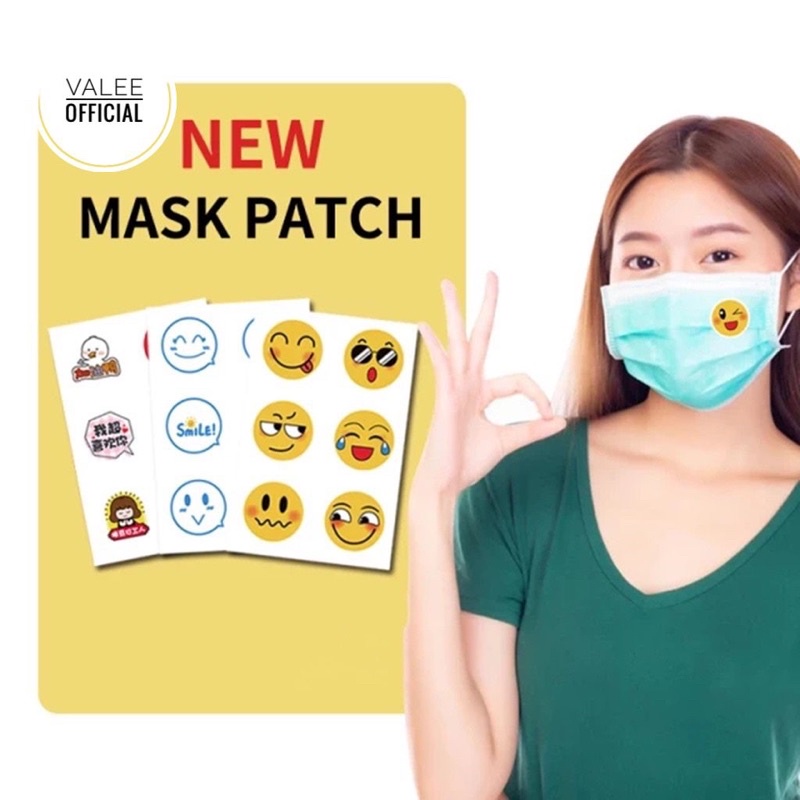 Aroma Patch For Mask Isi 16 Pcs Stiker Aroma Untuk Masker Import