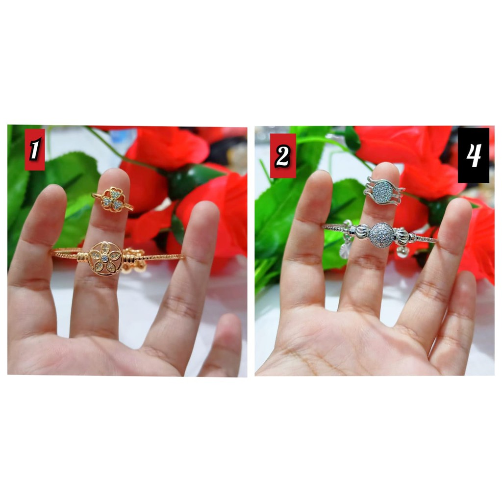 Gelang Anak Kolong Permata Free Cincin (COD)