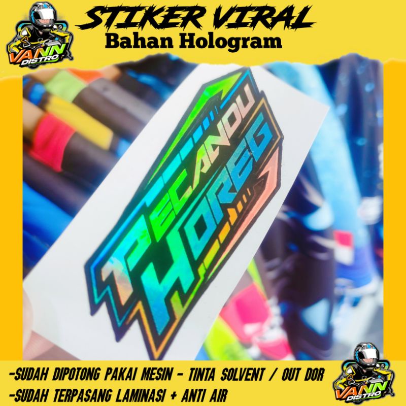 stiker pecandu horeg