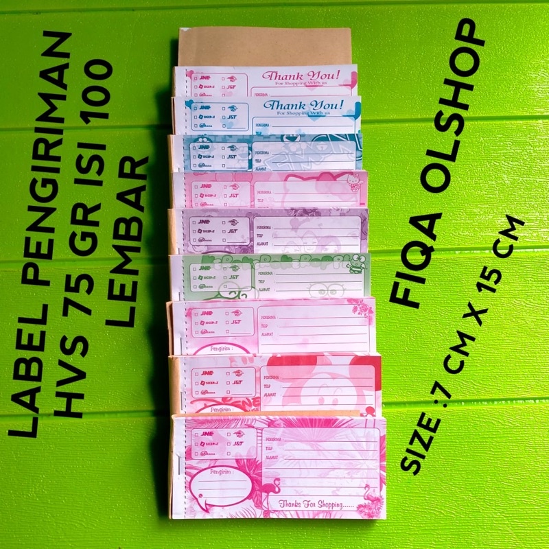 

LABEL PENGIRIMAN OLSHOP | LABEL PENGIRIMAN - SIAP KIRIM