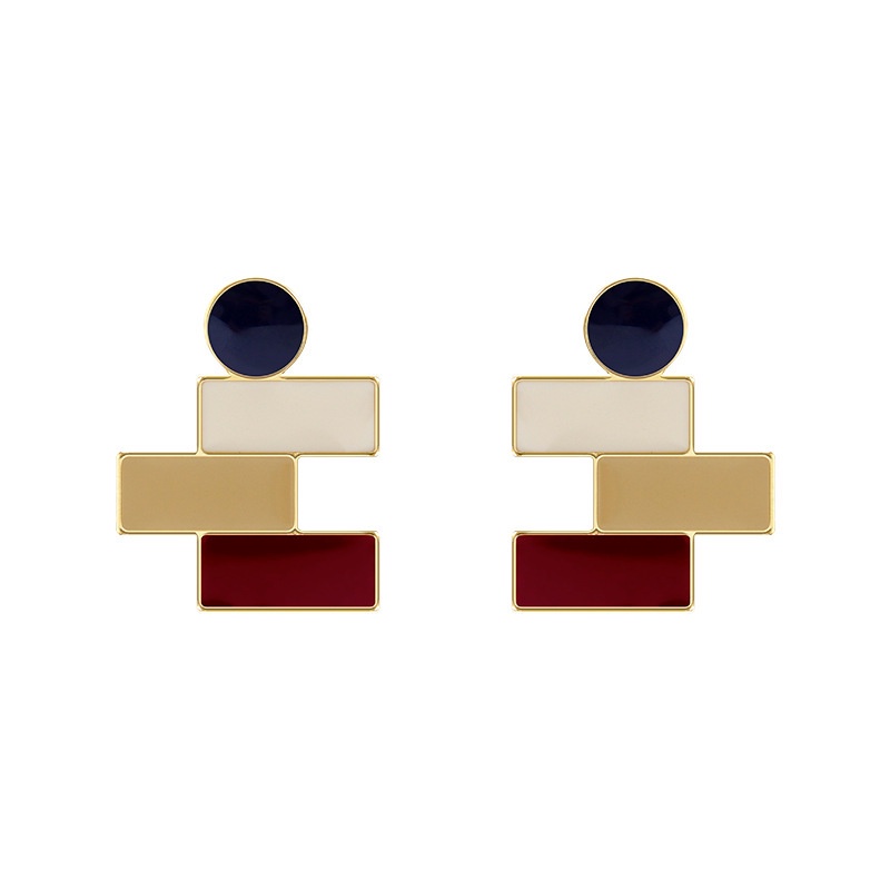 Korea anting-anting Impressionist Bahasa Perancis retro anting-anting temperamen liar baru fashion a