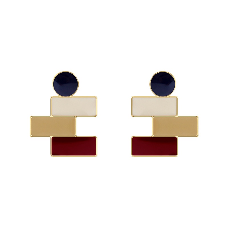 Korea anting-anting Impressionist Bahasa Perancis retro anting-anting temperamen liar baru fashion a