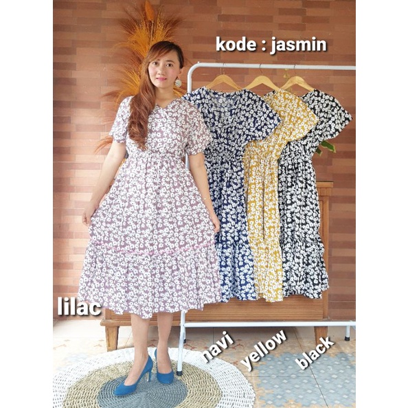 Dress Andin Ruffle Amanda Ikatan Cinta Busui Friendly