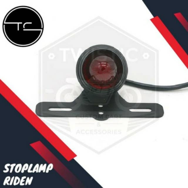Stoplamp LED Riden Lampu Belakang Motor W175 XSR 155 Benelli Harley