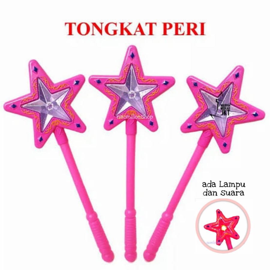 Mainan Tongkat Peri tongkat bintang Pink