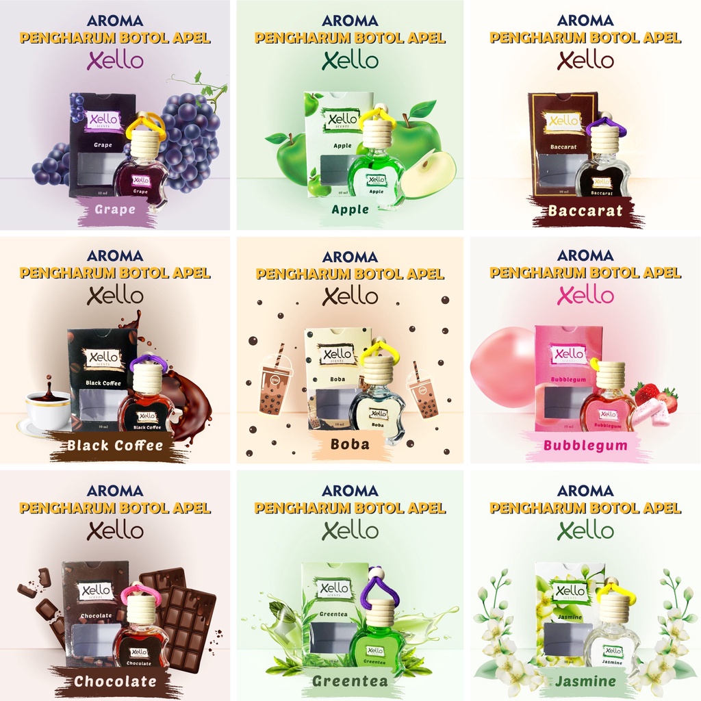 PENGHARUM / PEWANGI / PARFUM GANTUNG UNTUK MOBIL /  RUANGAN BERBAGAI WANGI