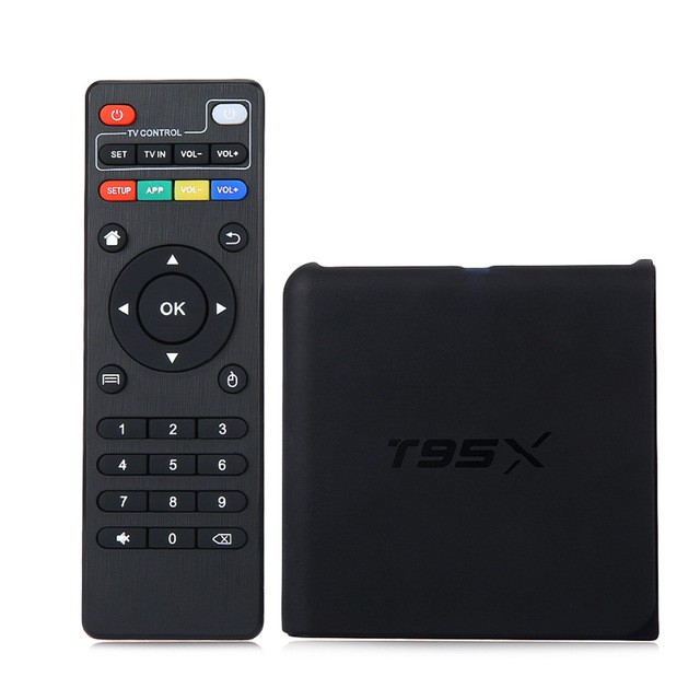 Android TV Box T95X 4K S905X QuadCore Amlogic Marshmallow 6.0 RAM 1GB ROM 8GB