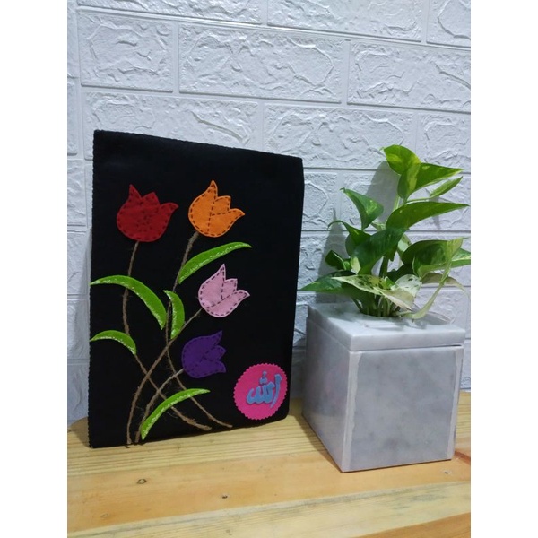

sampul Al Qur'an/cover Al Qur'an flanel uk A5