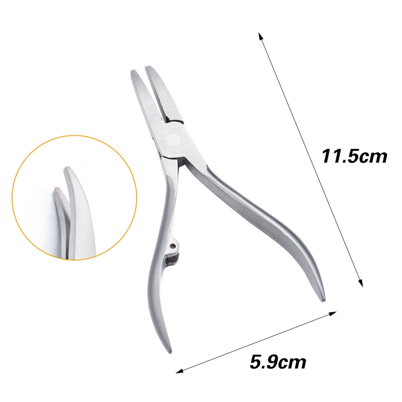 Tang Pengikat Kail Pancing Portable Multifungsi Bahan Stainless Steel