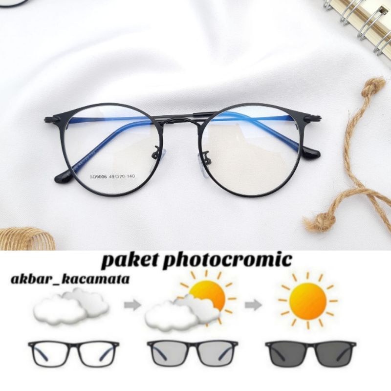 KACAMATA9006 POTOCROMIC kacamata nimus + lensa