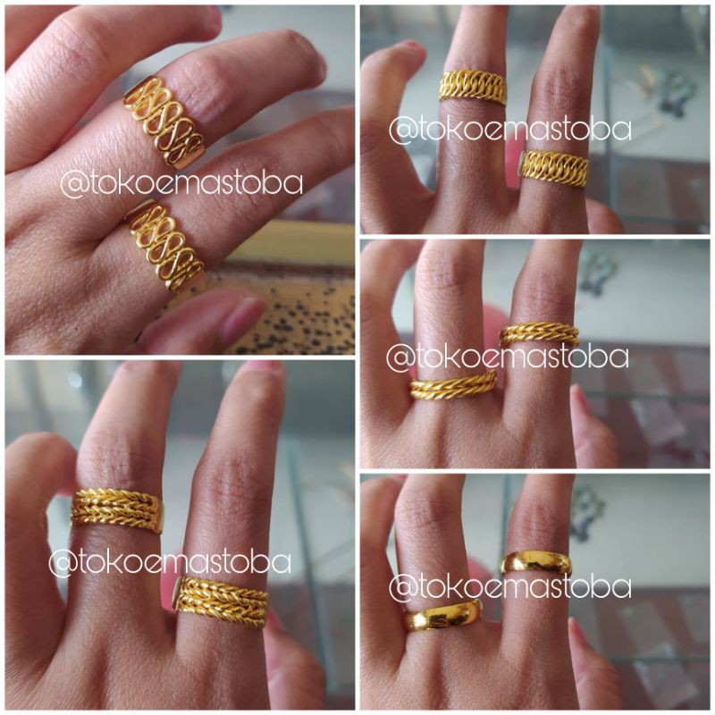 Acc Cincin Emas London 24k Kadar 99 9 Model Lilit Putar 5gram Indonesia