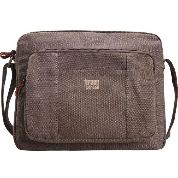 Bag Canvas - Tas Troop London Canvas Trp0235 Brown