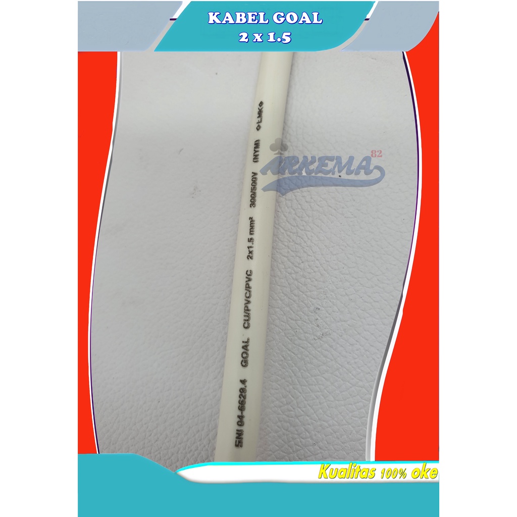 (DI JUAL METERAN) KABEL NYM 2 X 1.5 | KABEL TUNGGAL AC 2 X 1.5 | KABEL KAWAT TEMBAGA AC | KABEL