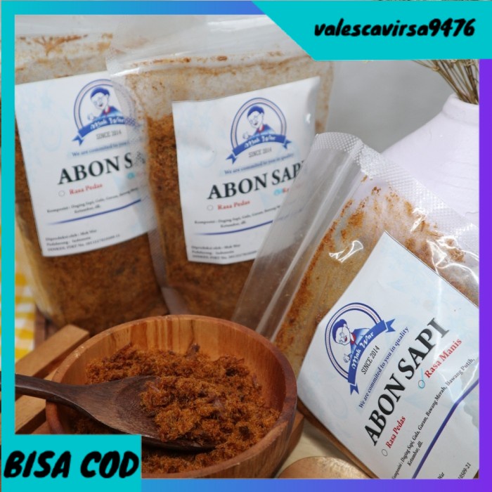 

⭐BISA COD⭐ abon sapi mak war 250gr - Manis