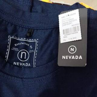  NEVADA  MOTIF RANDOM Kaos  Oblong  Cowo Nevada  Ori FULL 