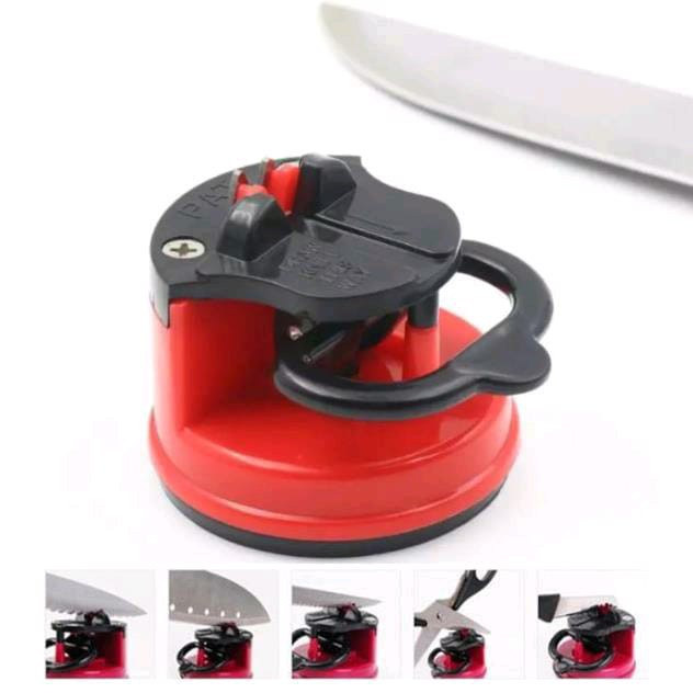 Kleva Sharp / Alat Pengasah Pisau Dapur Suction Pad Knife Sharpener / Asahan Pisau Bulat