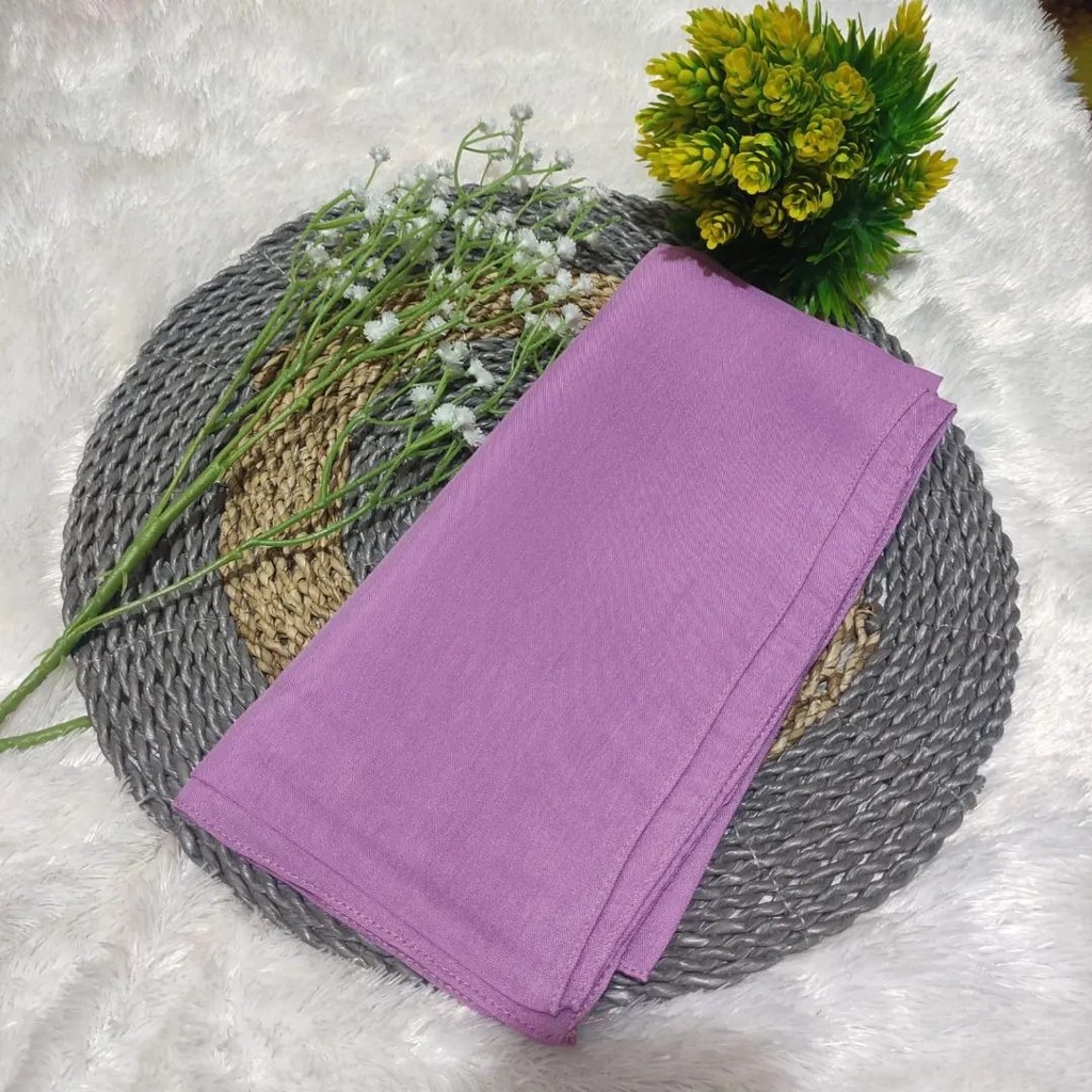 kerudung jilbab segi empat bahan PARIS voal PREMIUM anti letoy jahit tepi pinggir bisa untuk anak se