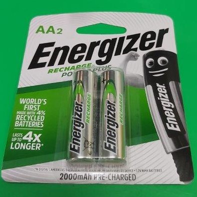 RECHARGABLE BATTERIES BATERAI CAS ENERGIZER AA 2000mAh
