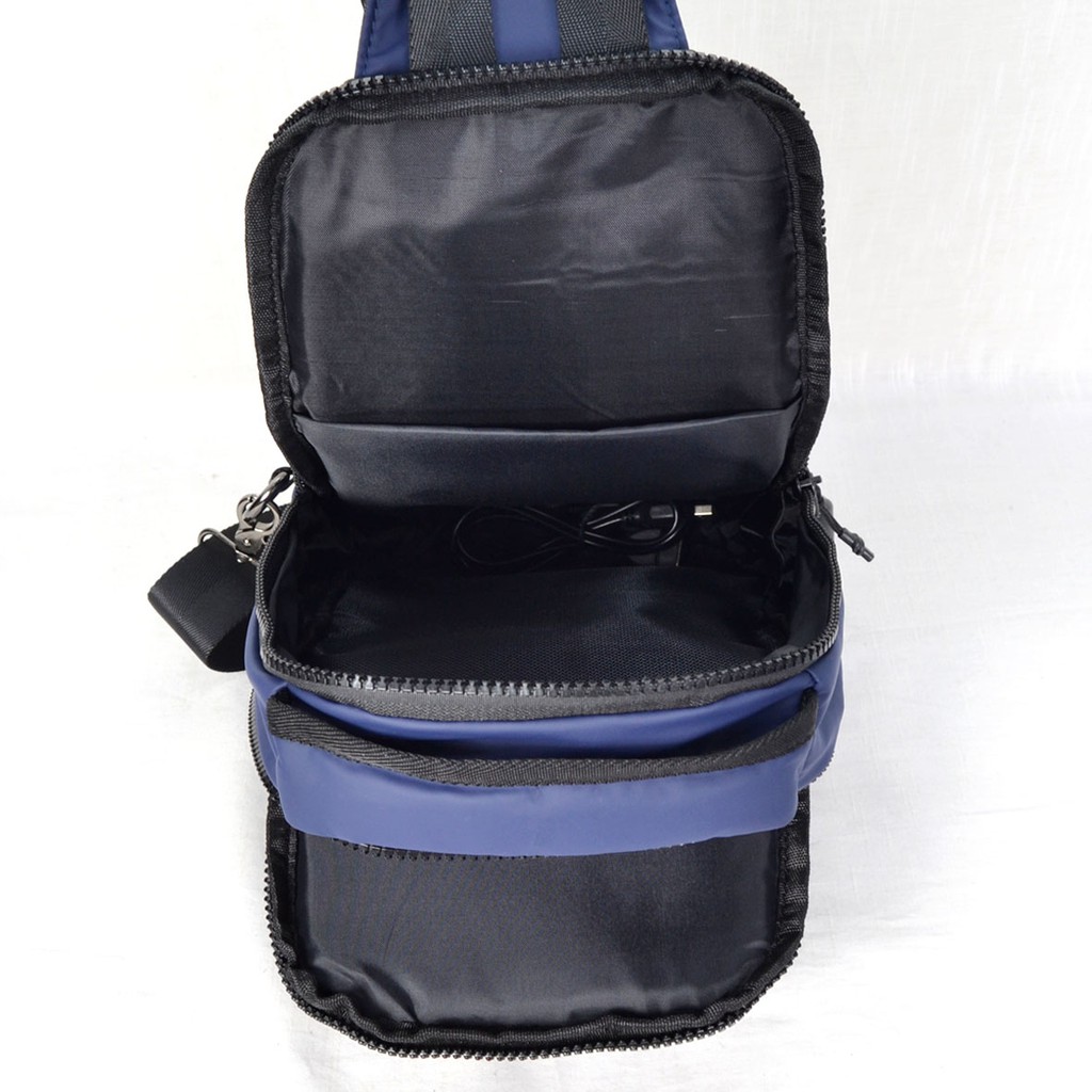 SLING BAG TAS SELEMPANG + USB Import 7660-3