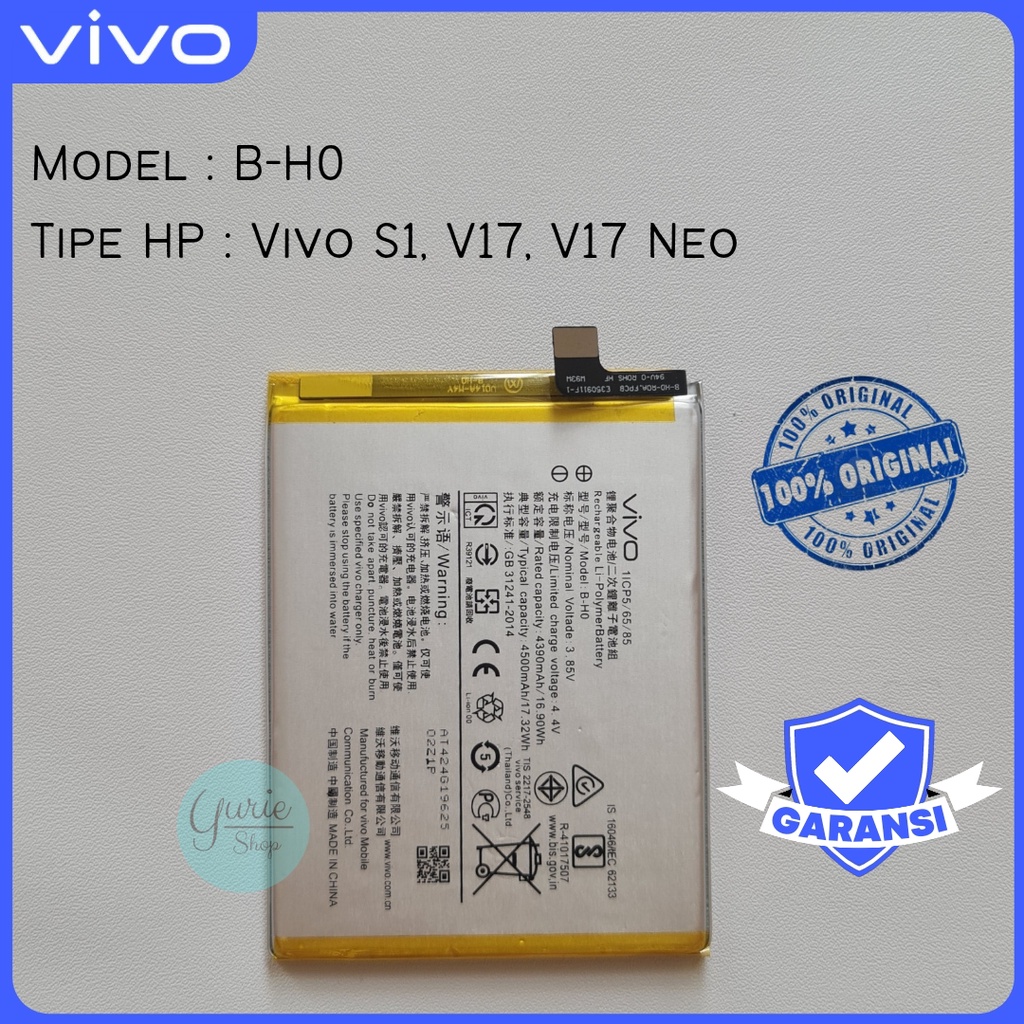 BATERAI BATTERY BATRE VIVO S1 BH0 B-H0 ORIGINAL