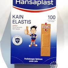 HANSAPLAST PLESTER LUKA 1 PAK ISI 100 Pcs Sachet - Dus Grosir Hansaplas Elastis Saset