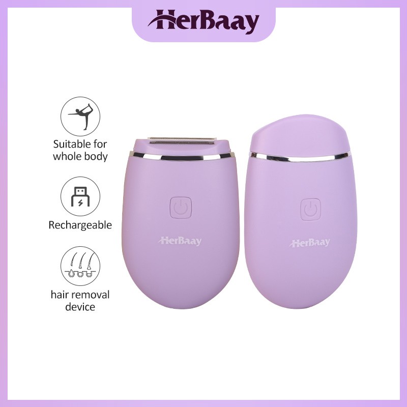 Herbaay trimmer Alat Pencabut Pencukur Bulu kaki lengan Herbaay trimmer Alat Pencabut Pencukur Bulu kaki lengan