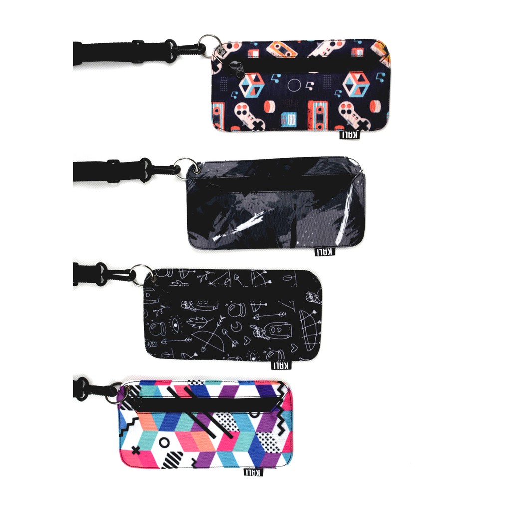 Dompet HP ID Holder // Sling Phone Premium // Gantungan Leher Wanita Pria Motif // Hanging Phone Wallet By- KALI.BDG