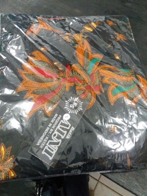 Kemeja Batik Panjang Manggar Abu