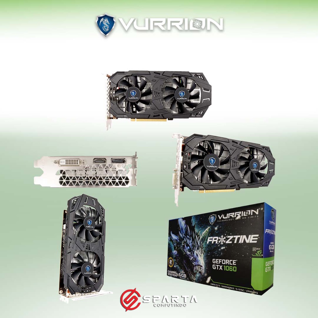 VGA Card Nvidia Geforce GTX 1060 6GB GDDR5 Vurrion Gaming Edition