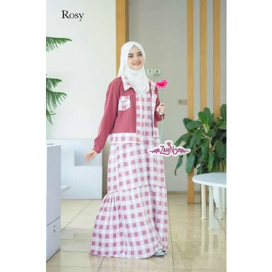 GAMIS SAVANA OUTER ORI ZAHIN DRESS TERBARU MODERN KEKINIAN