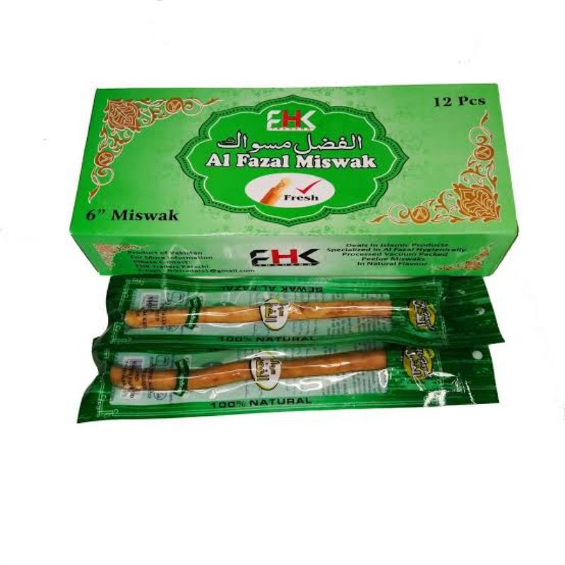 siwak/siwak al fazal kecil 1box 12pcs/siwak/miswak