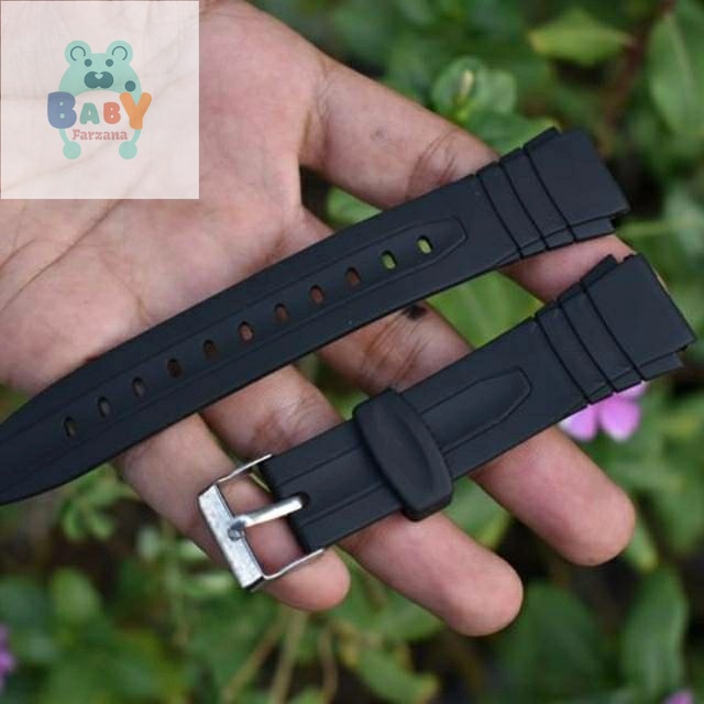 TALI JAM TANGAN CASIO W 217H W-217H W217H STRAP RUBBER CASIO W 217 H