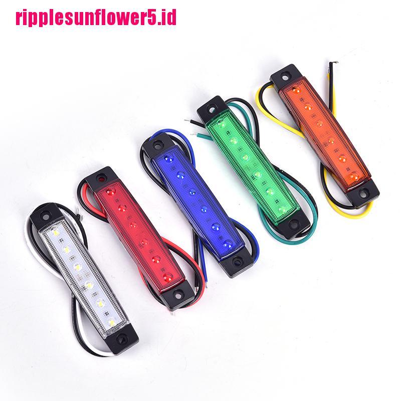 # Kaos T-Shirt Wanita Lengan Pendek Motif Print #1pc Lampu Samping 6 Led 12V Untuk Trailer