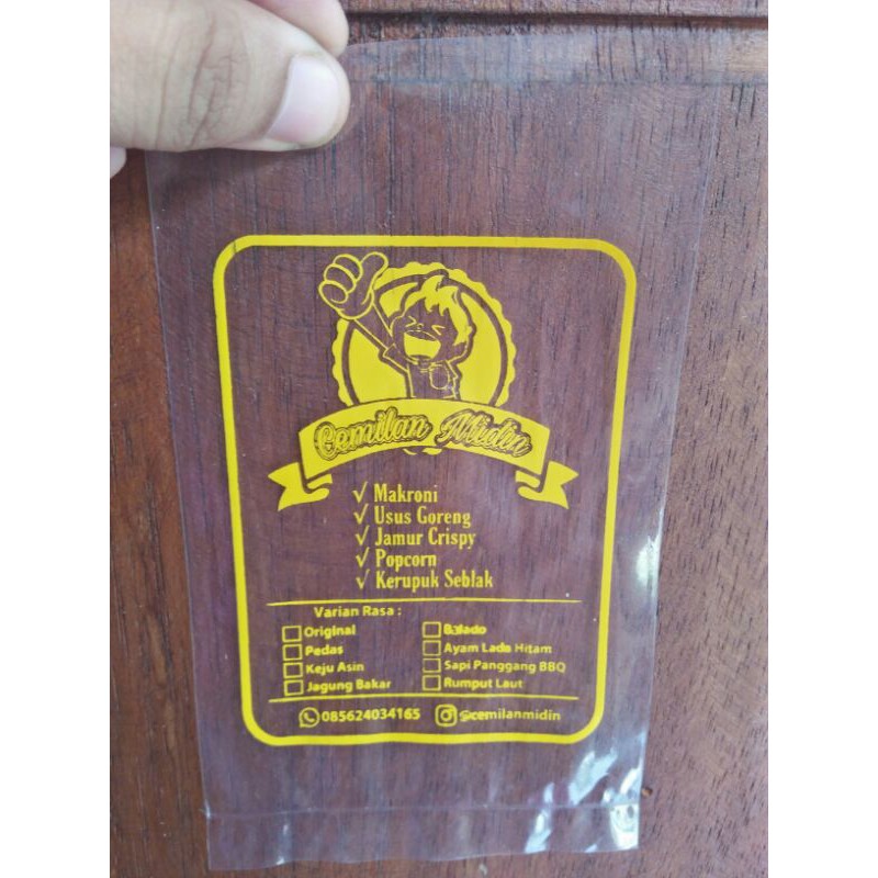 

sablon plastik PP uk 17x25 tebal 03