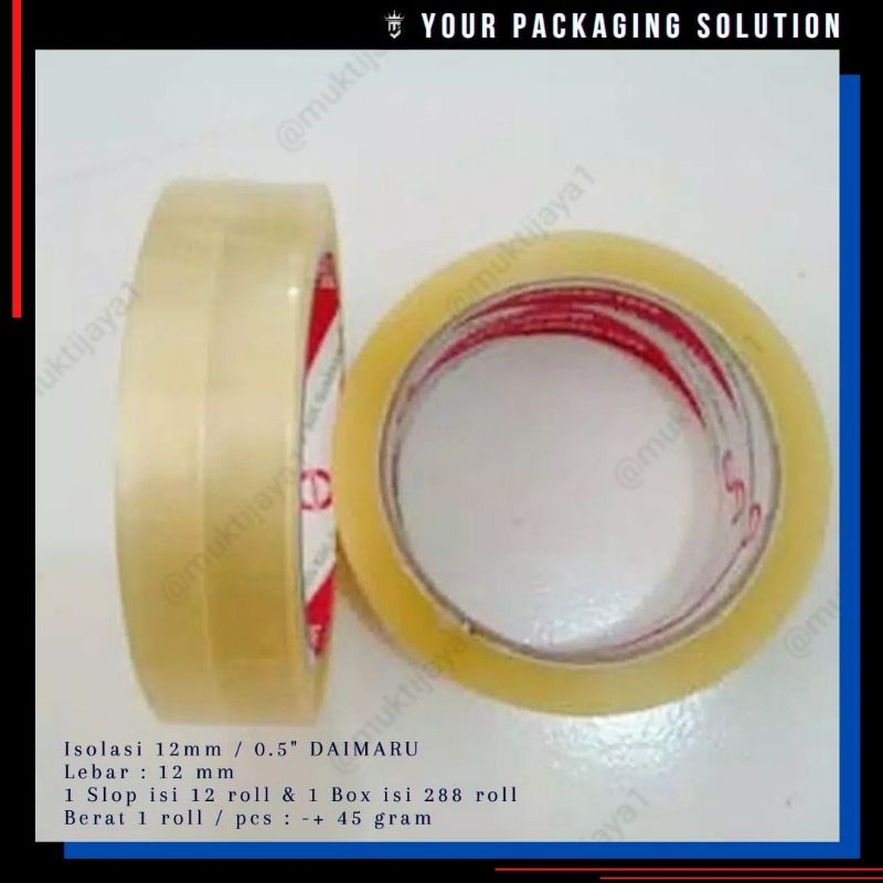 

ISOLASI DAIMARU 12MM