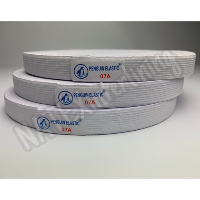 Karet Elastis Pinggang kolor merk Penguin 07A Ukuran 2cm - Original