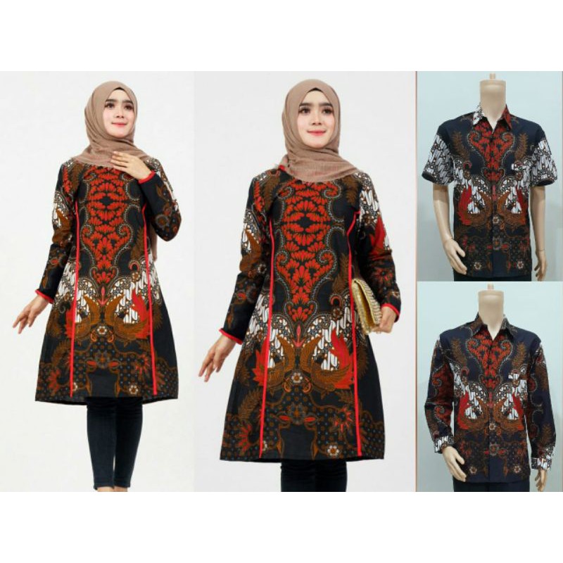 BATIK COUPLE KELUARGA SARIMBIT FAMILY TERBARU MODERN MURAH JUMBO ANAK KEBAYA KOPEL COPEL DRESS MUTIA