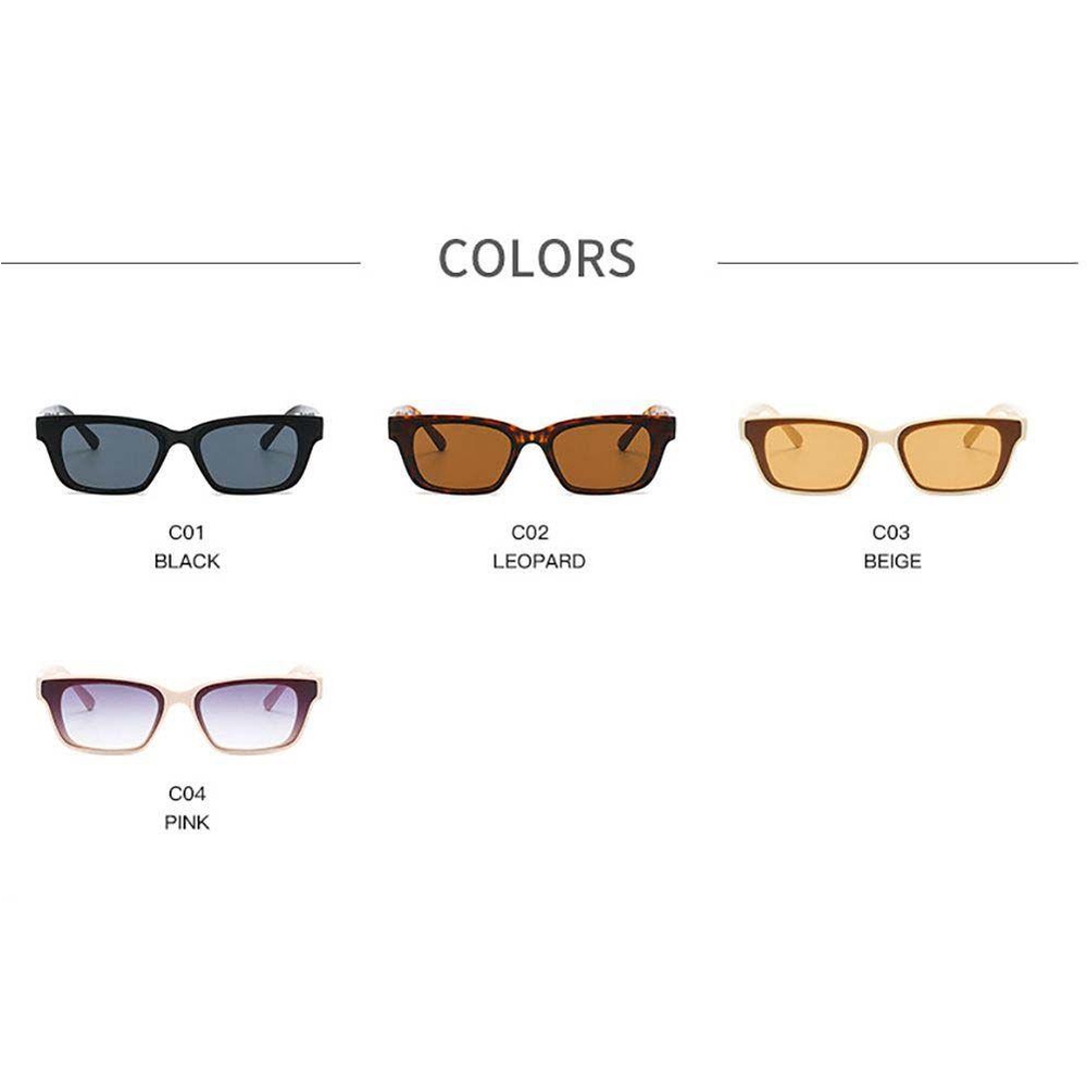 [Elegan] Square Sunglasses Personality Geometrical Glasses Kacamata Perlindungan Anti Radiasi Korea Perempuan Pria Kacamata Kaca Anti Radiasi Wanita Kacamata