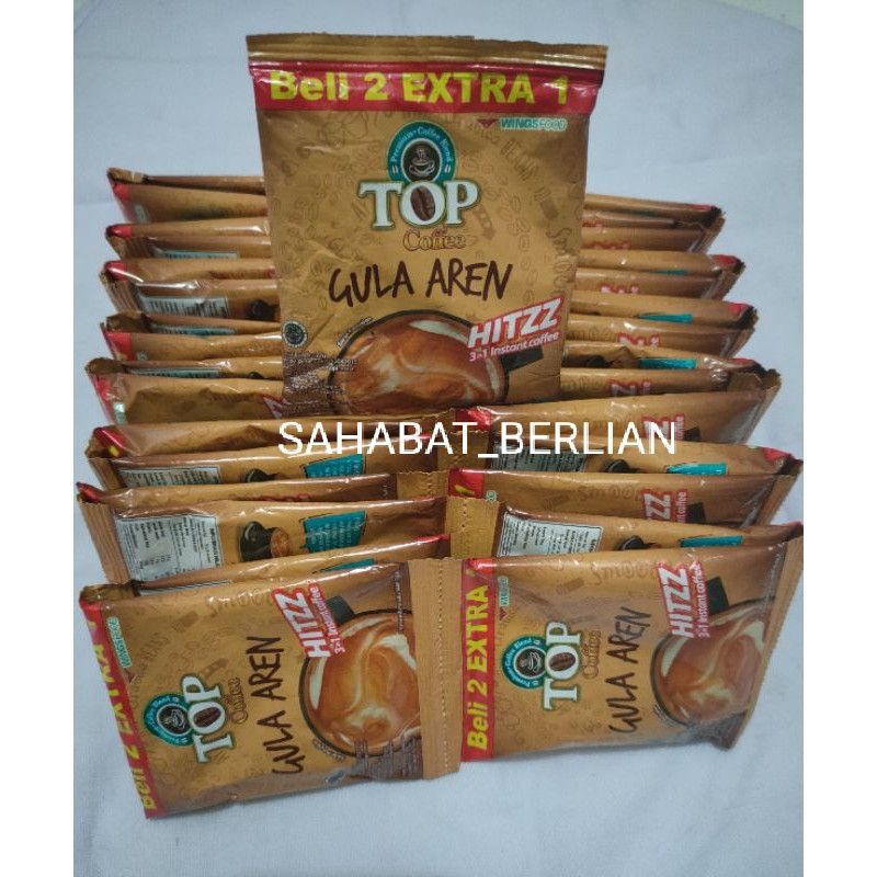 

TOP Gula Aren 3in1 instan coffee isi 15 pcs