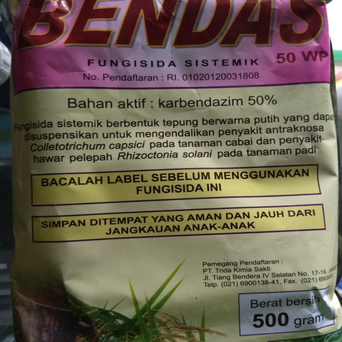 Fungisida Bendas 50WP - 500 Gram