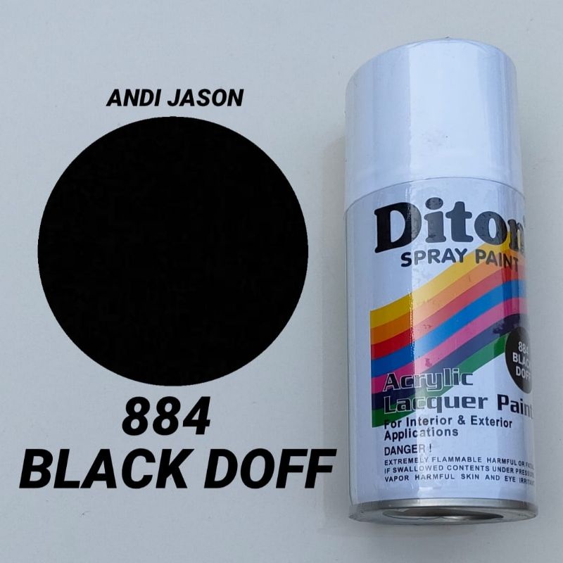 DITON CAT SEMPROT 300CC NO 884 BLACK DOFF