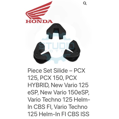 22011KWN900 Kuku Tapak Rumah Roller Piece Slide Set PCX 125, PCX 150, PCX HYBRID, New Vario 125 eSP, New Vario 150eSP, Vario Techno 125 Helm-In CBS FI, Vario Techno 125 Helm-In FI CBS ISS 22132KWN900