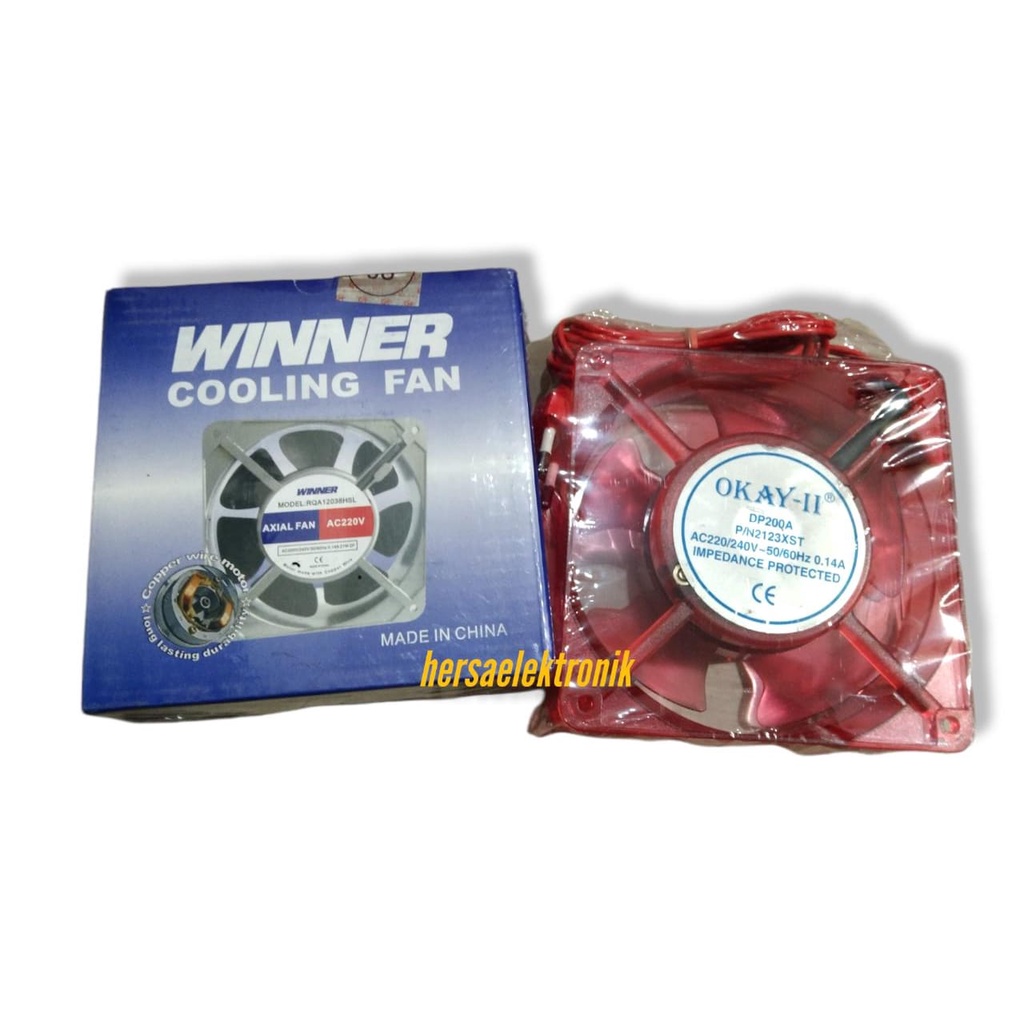 Kipas ac fan ac 220 12x12 winner-okey