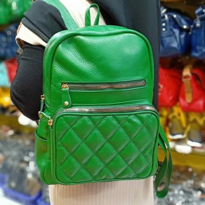 Ransel Kulit Wanita Ransel Wanita Backpack Tas Kulit Garut