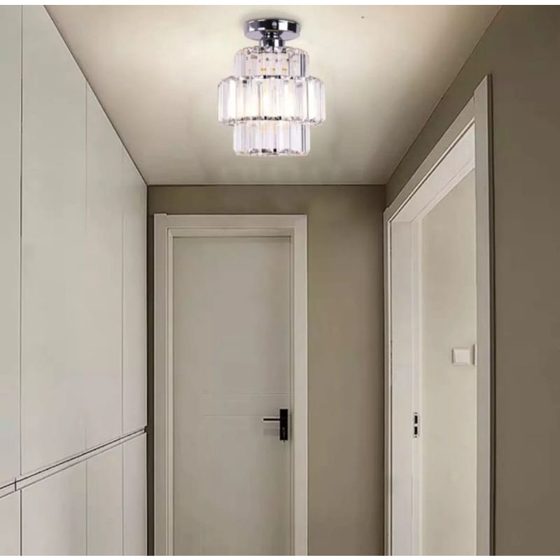 Lampu Plafon Kristal Minimalis