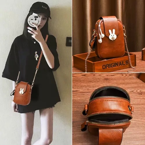 BTSO -  (( COD )) Sling Phone Tas Selempang Buat HP dan Uang Tas HP Wanita Terbaru 2022 Kekinian Rante Tas HP Kecil Selempang Tas HP Tas HP Mini