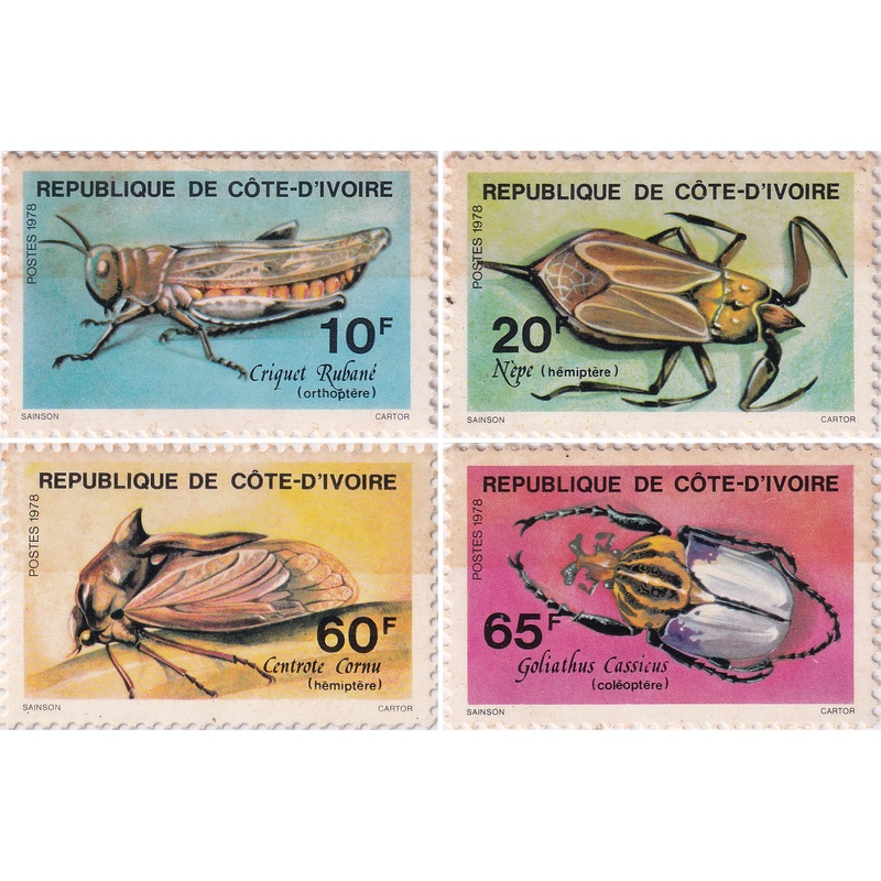 

Prangko Ivory Coast 1978 - Insects