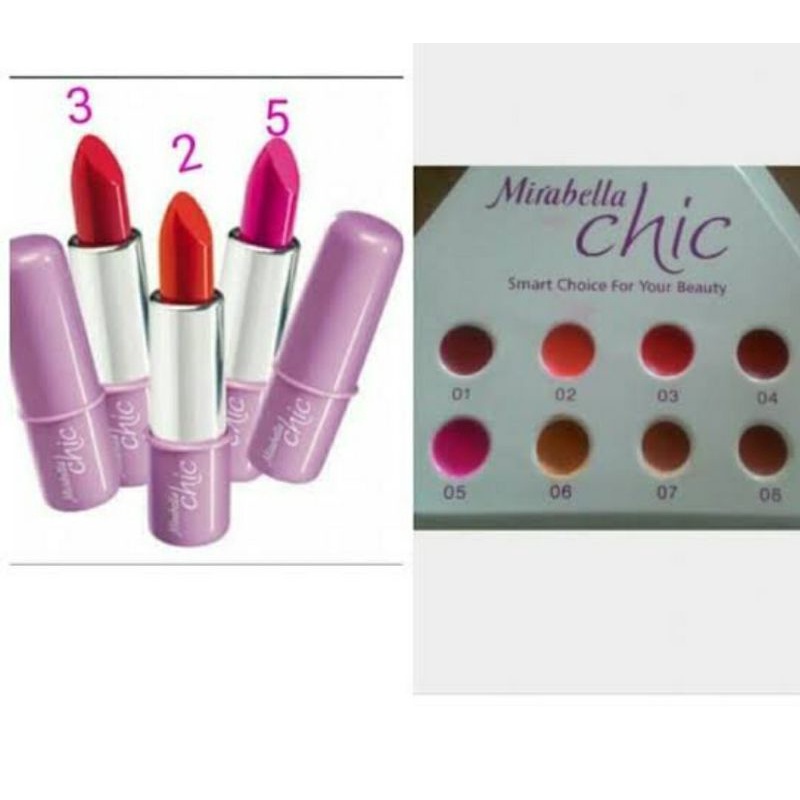 mirabella chic lipstik