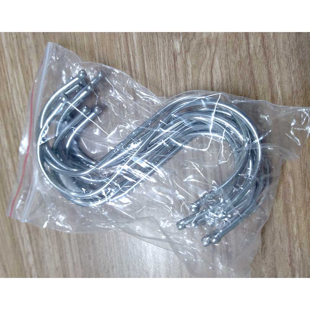 Hanger Gantungan S Type Hook Stainless Steel 10 PCS