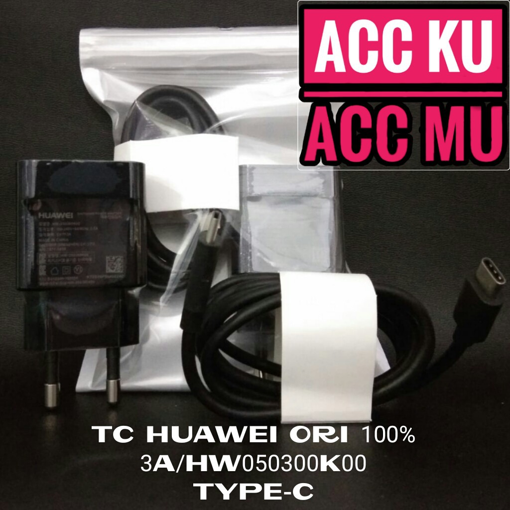 CHARGER HUAWEI ORIGINAL CASAN HUAWEI HW050300K00 3A TYPE C ORIGINAL